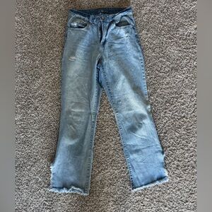Rewash Light Blue Cropped Jeans